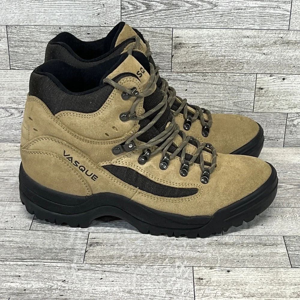 Vasque Skywalk Suede Hiking Boot Tan Brown 7431 Men Size 8.5‎